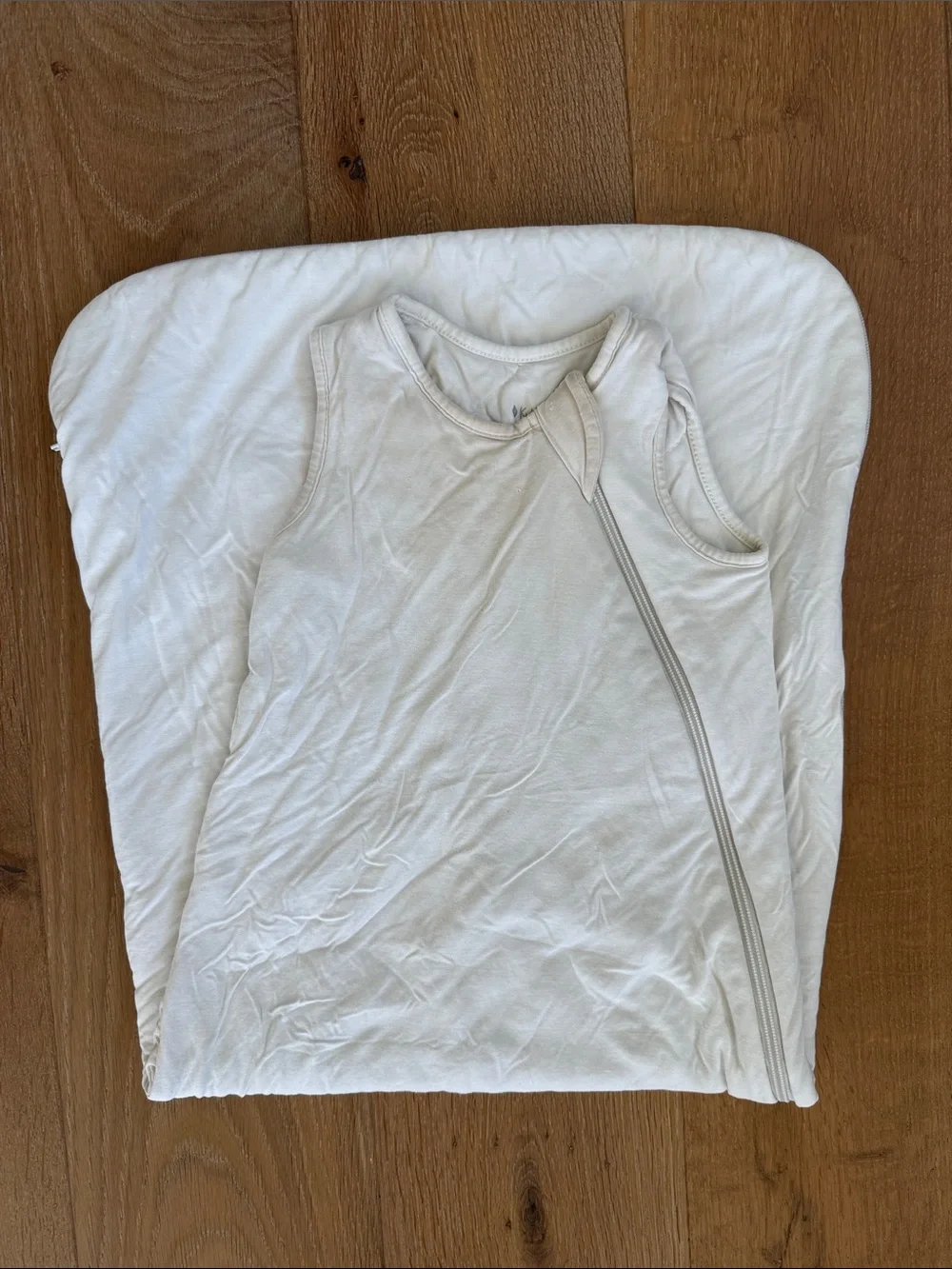 Kyte BABY White Sleeveless Zippered Sleep Bag Size L TOG 1.0